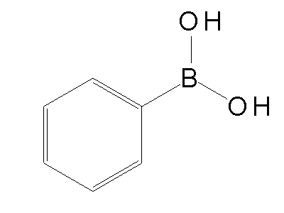 Chemical structure of Benzeneboronic acid