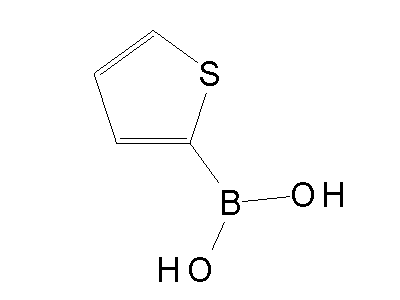 Chemical structure of 2-Thiophene boronic acid