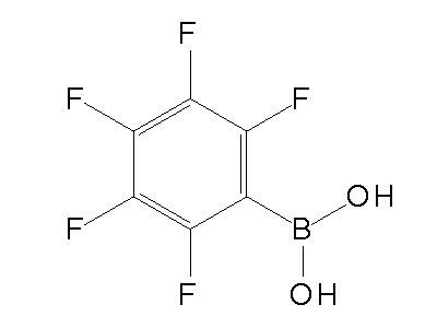 Chemical structure of Pentafluoroboronic acid
