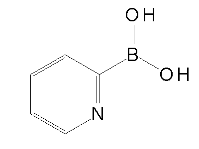 Chemical structure of 2-pyridylboronic acid