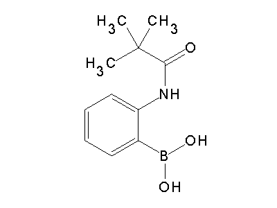 Chemical structure of (2-Pivaloylaminobenzene) boronic acid