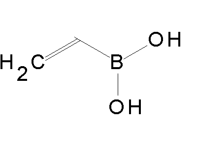 Chemical structure of vinylboronic acid