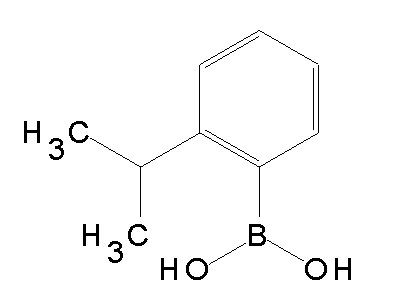 Chemical structure of 2-isopropylphenylboronic acid