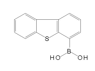Chemical structure of dibenzothien-4-ylboronic acid
