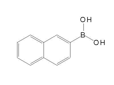 Chemical structure of 2-naphthylboronic acid