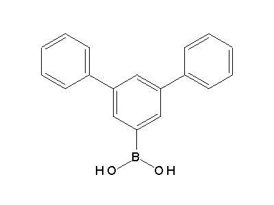Chemical structure of (3,5-diphenyl)boronic acid