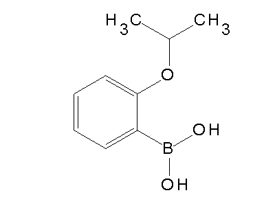Chemical structure of 2-isopropoxyphenylboronic acid