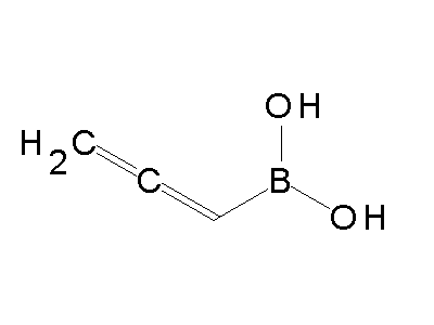Chemical structure of allenylboronic acid