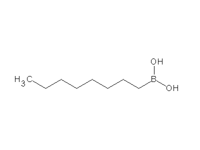 Chemical structure of octylboronic acid