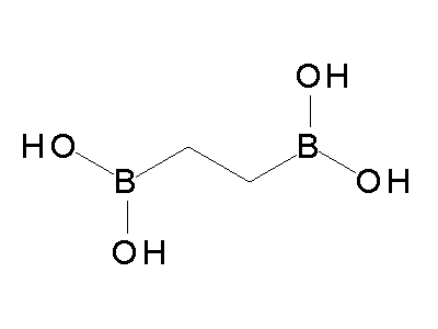 Chemical structure of ethane-1,2-diboronic acid