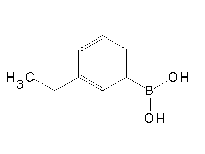 Chemical structure of 3-ethylphenylboronic acid
