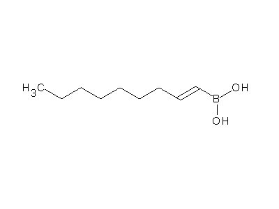 Chemical structure of 1-nonenylboronic acid