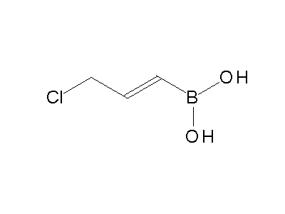 Chemical structure of 2-chloromethyl vinylboronic acid