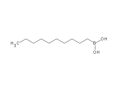 Chemical structure of decyldihydroxyborane