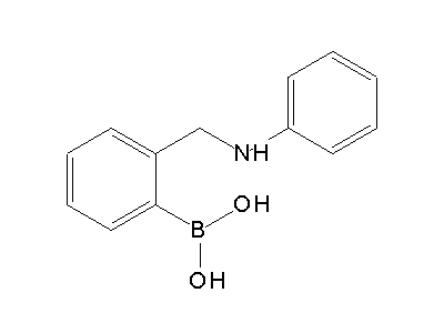 Chemical structure of 2-Boronobenzylanilin