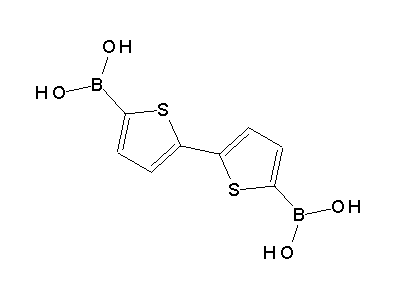 Chemical structure of bithiophene diboronic acid