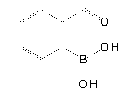 Chemical structure of 2-formylphenylboric acid