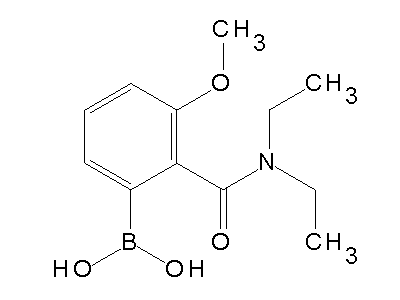 Chemical structure of (3-Methoxy-2-(diethylcarbamoyl)phenyl)boronic acid
