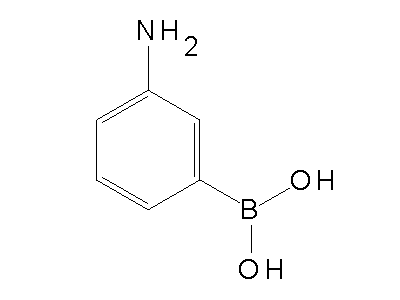 Chemical structure of 3-borono-aniline