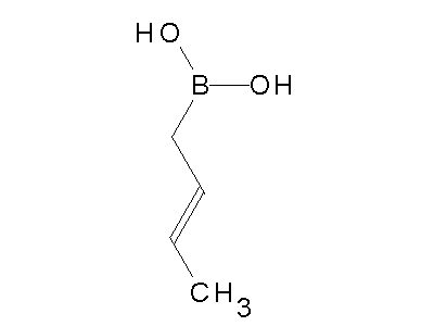 Chemical structure of Crotylboronic acid