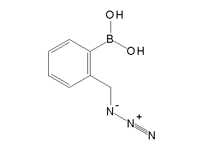 Chemical structure of 2-azidomethylphenylboronic acid