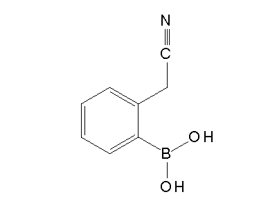 Chemical structure of o-Cyanomethylphenyl-dihydroxyboran