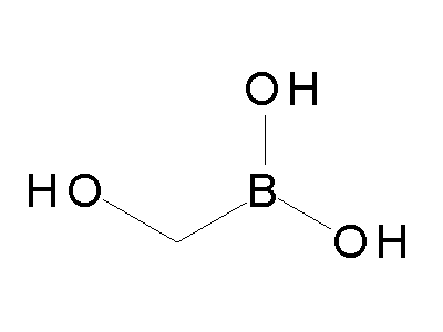 Chemical structure of (Hydroxymethyl)dihydroxyboran