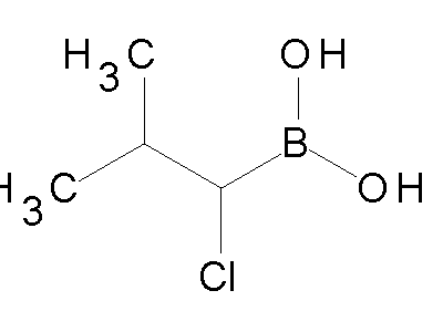 Chemical structure of (1-Chlor-2-methylpropyl)dihydroxyboran