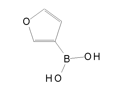 Chemical structure of 3-furanboronic acid