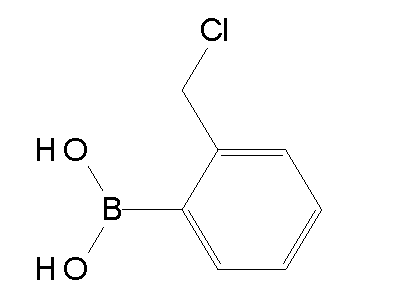 Chemical structure of 2-(chloromethyl)phenylboronic acid