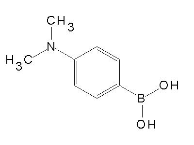 Chemical structure of p-dimethylaminophenylboronic acid