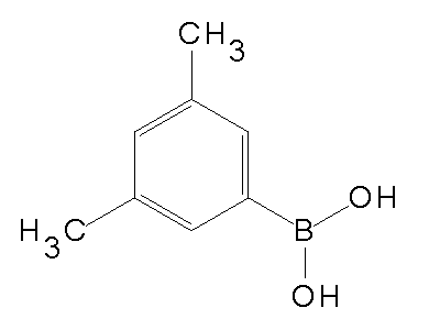 Chemical structure of (3,5-dimethylphenyl)boronic acid