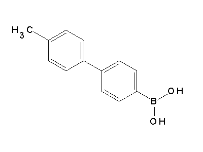 Chemical structure of 4-(p-tolyl)-phenylboronic acid