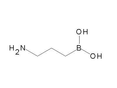 Chemical structure of (3-Amino-propyl)-dihydroxy-boran