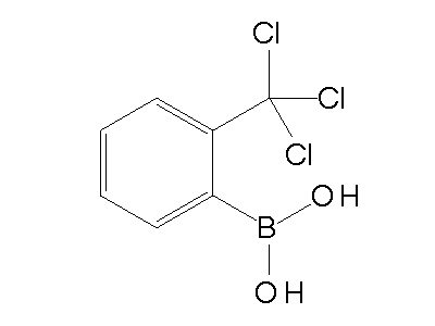 Chemical structure of 2-(trichloromethyl)phenylboronic acid