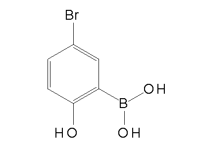 Chemical structure of 4-Brom-2-dihydroxyboryl-phenol