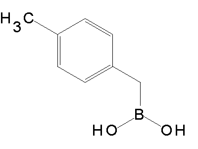 Chemical structure of (4-methylphenyl)methylboronic acid
