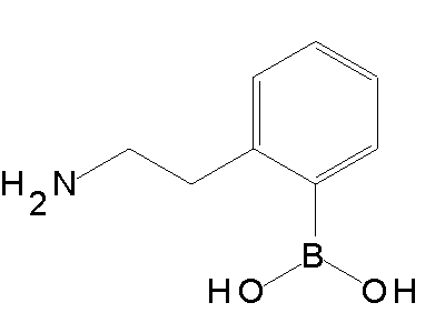 Chemical structure of 2-(2-Boronophenyl)-ethylamin