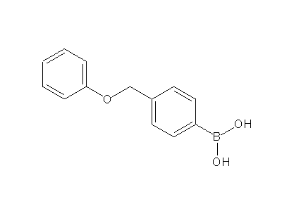 Chemical structure of 4-(phenoxymethyl)phenylboronic acid