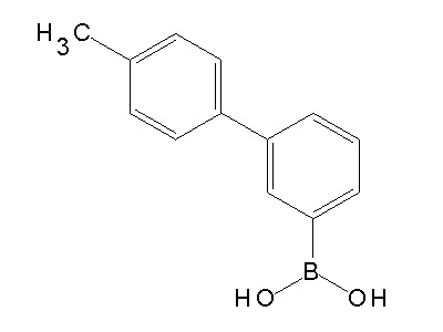 Chemical structure of [3-(4-methylphenyl)phenyl]boronic acid