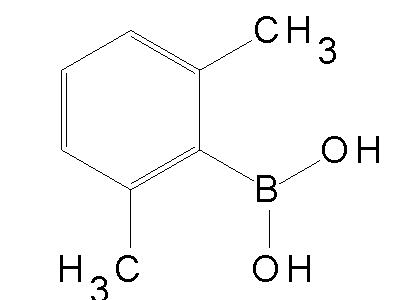 Chemical structure of 2,6-dimethylphenylboronic acid