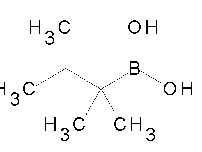 Chemical structure of 2,3-dimethylbutan-2-ylboronic acid