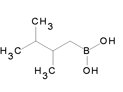 Chemical structure of 2,3-dimethylbutylboronic acid