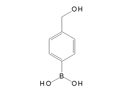 Chemical structure of 4-hydroxymethylphenylboronic acid