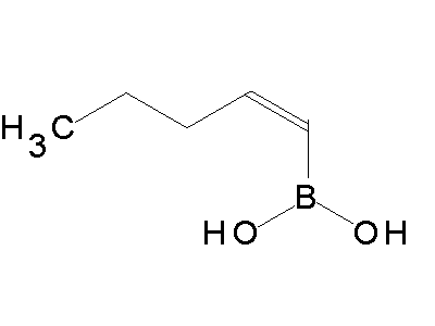 Chemical structure of pentenylboronic acid