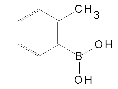 Chemical structure of 2-methylbenzeneboronic