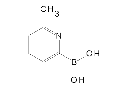 Chemical structure of 6-methyl-2-pyridylboronic acid