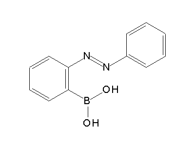 Chemical structure of dihydroxy[2-(phenylazo)phenyl]borane