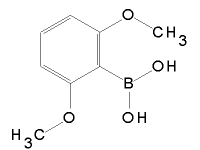 Chemical structure of 2,6-dimethoxy-phenylboronic acid