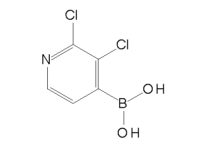 Chemical structure of 2,3-dichloropyridin-4-ylboronic acid